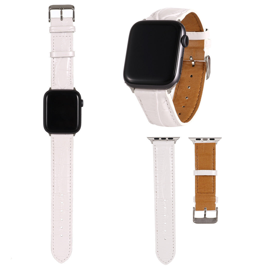 Print Unisex Leather Bowl Strap Watch
